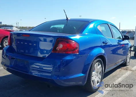 2014 Dodge Avenger Se z USA, uszkodzony, nr VIN 1C3CDZABXEN189700
